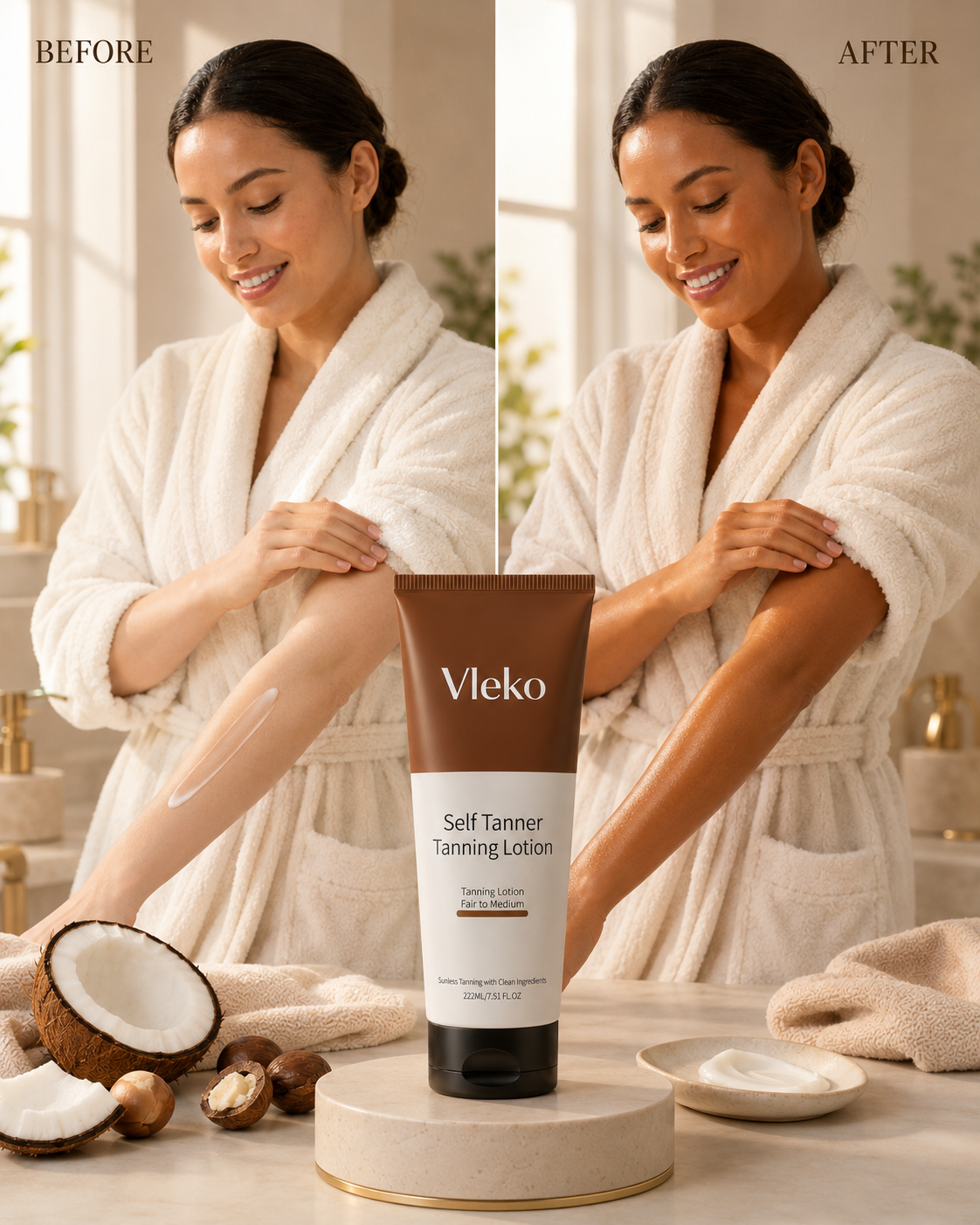 Vleko Caramel Self Tanner